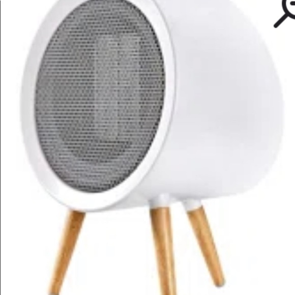 GaiaTop K-116 1000W/110V Personal Heater Tabletop Retro Look ~ White. - Picture 1 of 6